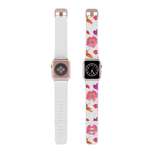 Watch Band for Apple Watch- Tropical flowers
